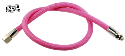 Metalsub Regulator Hose DIVEFLEX 76cm/ 30" Pink