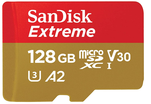 Sandisk Extreme MICRO SD Card 128GB