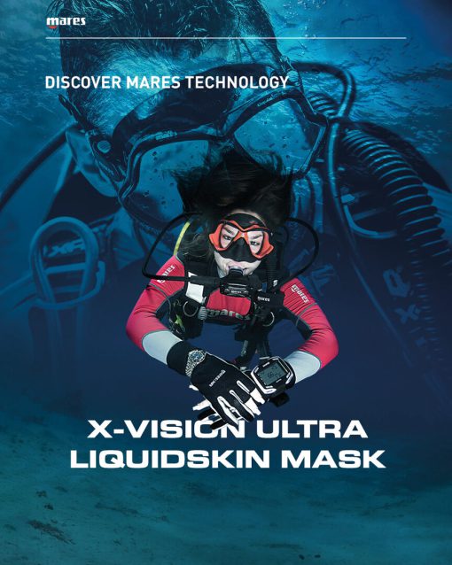 Mares X-Vision Ultra LS Mask Black - Grey Mirrored - Image 3