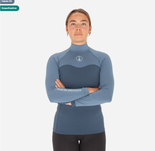 Hydro-T LONG Sleeve Women Classic Fit DEEP BLUE/ OCEAN BLUE S