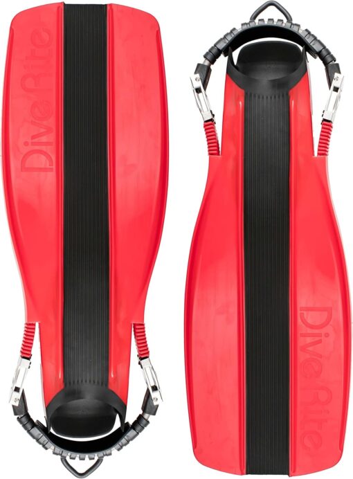 Fins XT - Large - S/S Spring Strap RED