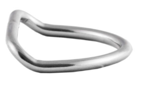 D-Ring - 2" Stainless Steel Bent